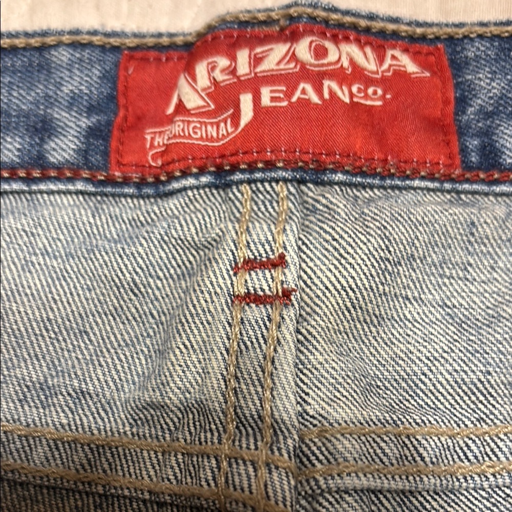 Arizona Jean Co. Original Straight Blue Denim Jeans 38/29 - measurements in pics